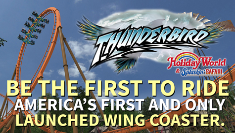 Enter to win a chance to be the first to ride the Thunderbird