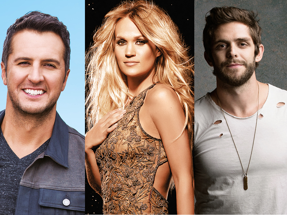 CMT Artists of the Year Announced: Luke Bryan, Carrie Underwood, Thomas Rhett, FGL & Chris Stapleton Honored